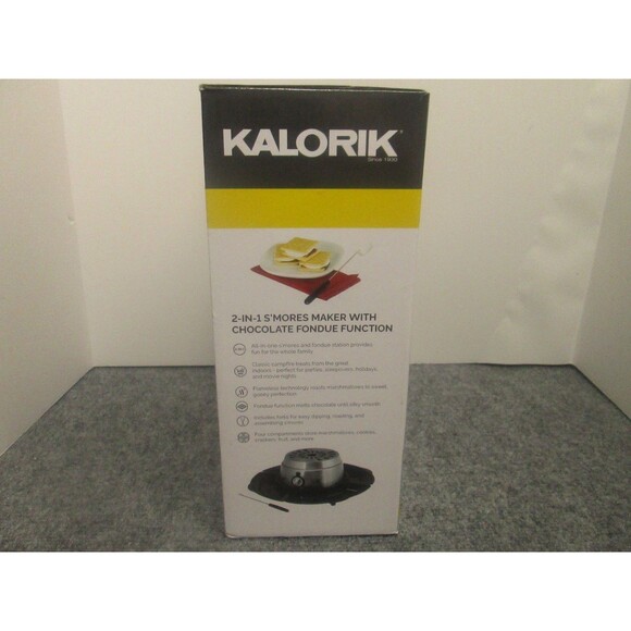Kalorik CYM 42873 SS 2-in-1 Stainless Steel Smores Maker - Picture 2 of 4